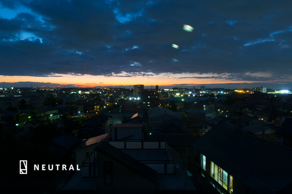 これだけでも家を建てて良かったと思える夜景です。